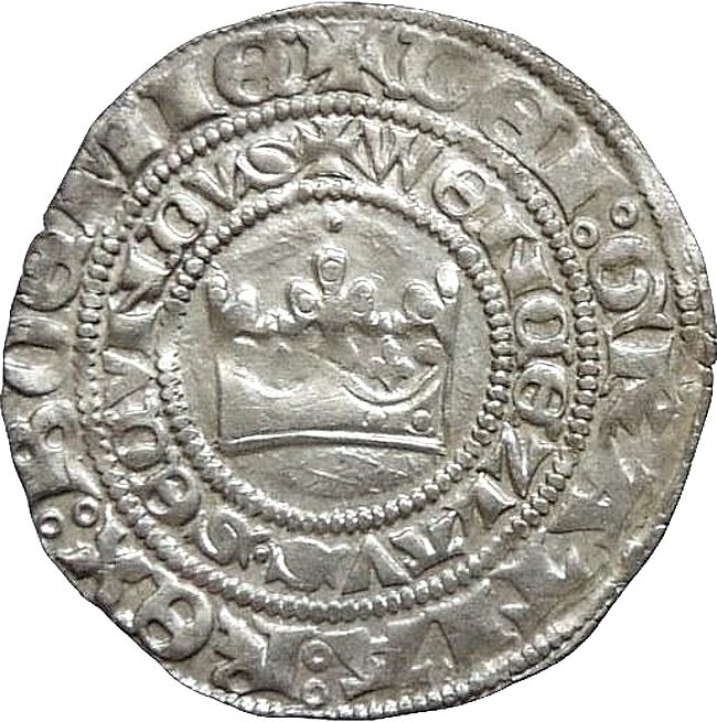 Groš Čechy, Václav II. 1278-1305, pražský groš, typ Sm.2, originál ! | Aukro